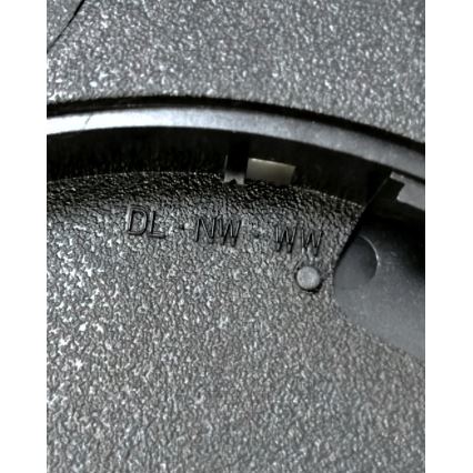 LED таванно осветително тяло LED/40W/230V 3000/4000/6500K Ø 50 см черно